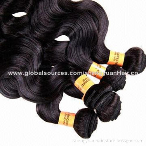 Grade 5A Human Hair Weave, Good Quality 100% Unprocessed Brazilian Virgin Hair, Body Wave